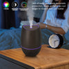 Aroma Diffuser Vase 350 ml with 7 colours led lights dark brown use with essential oil