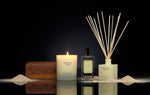 Giftset All-in Moroccan Cedar candle, reed diffuser, roomspray